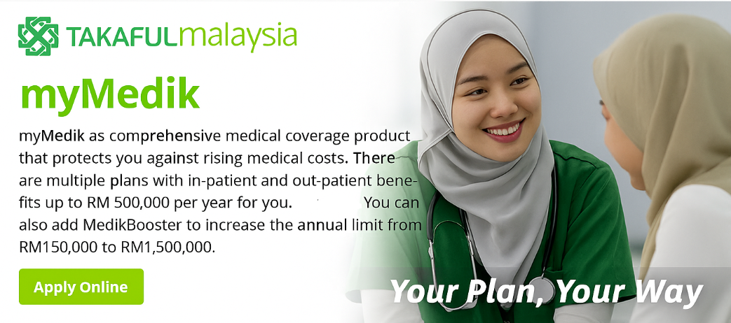 myMedik – Perlindungan perubatan komprehensif Takaful Malaysia